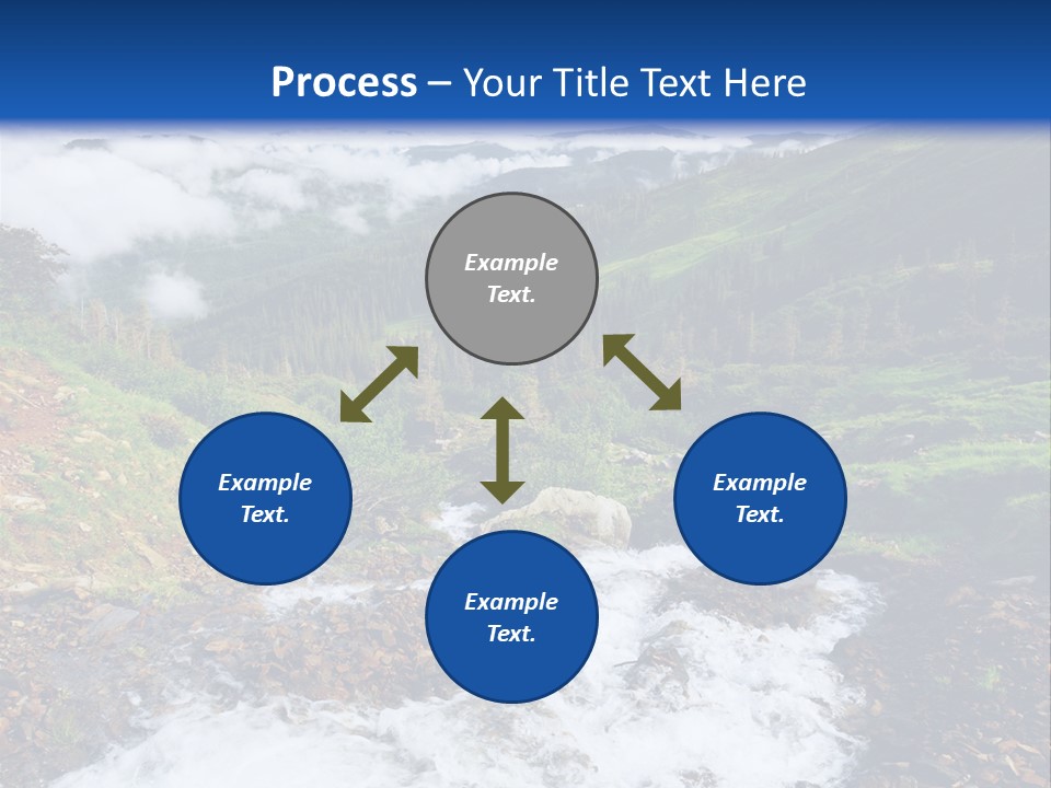 Travel Sunlight Countryside PowerPoint Template