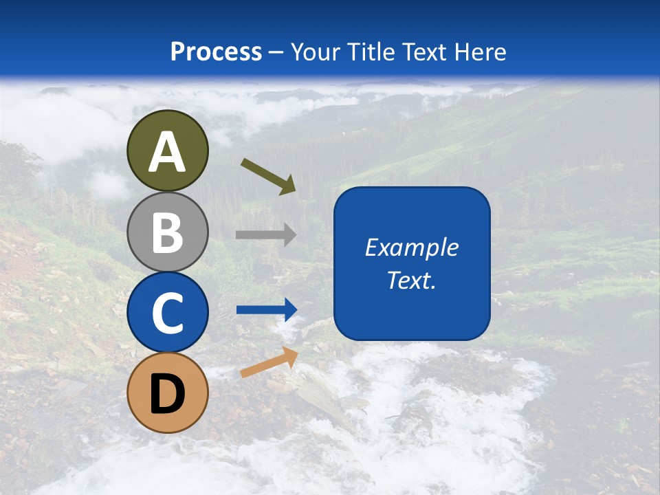 Travel Sunlight Countryside PowerPoint Template