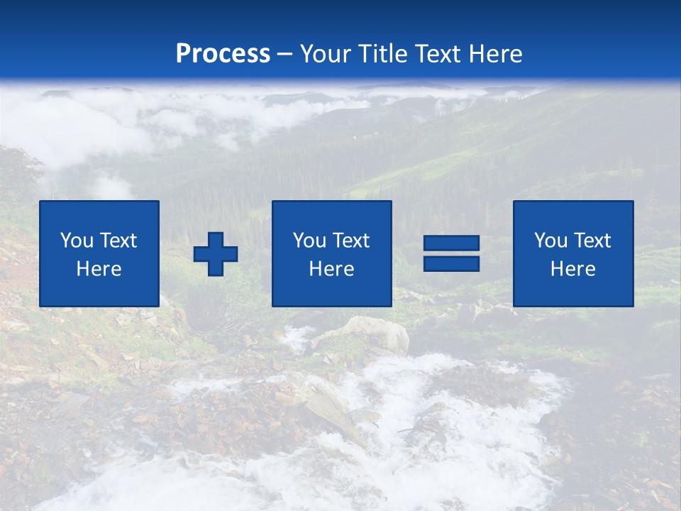 Travel Sunlight Countryside PowerPoint Template