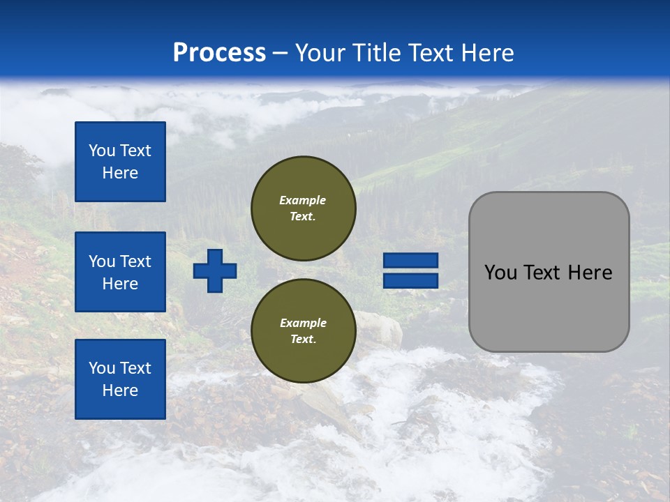 Travel Sunlight Countryside PowerPoint Template