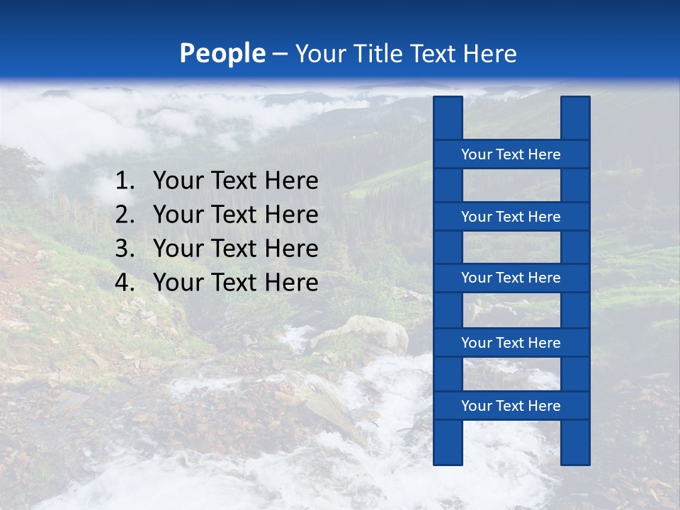 Travel Sunlight Countryside PowerPoint Template