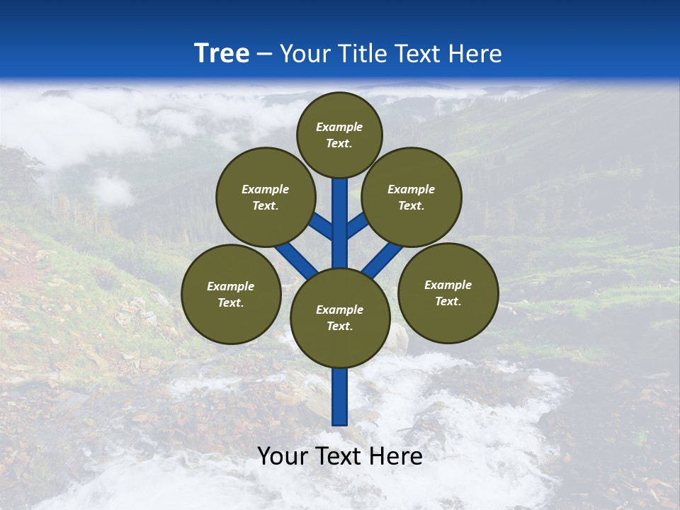 Travel Sunlight Countryside PowerPoint Template
