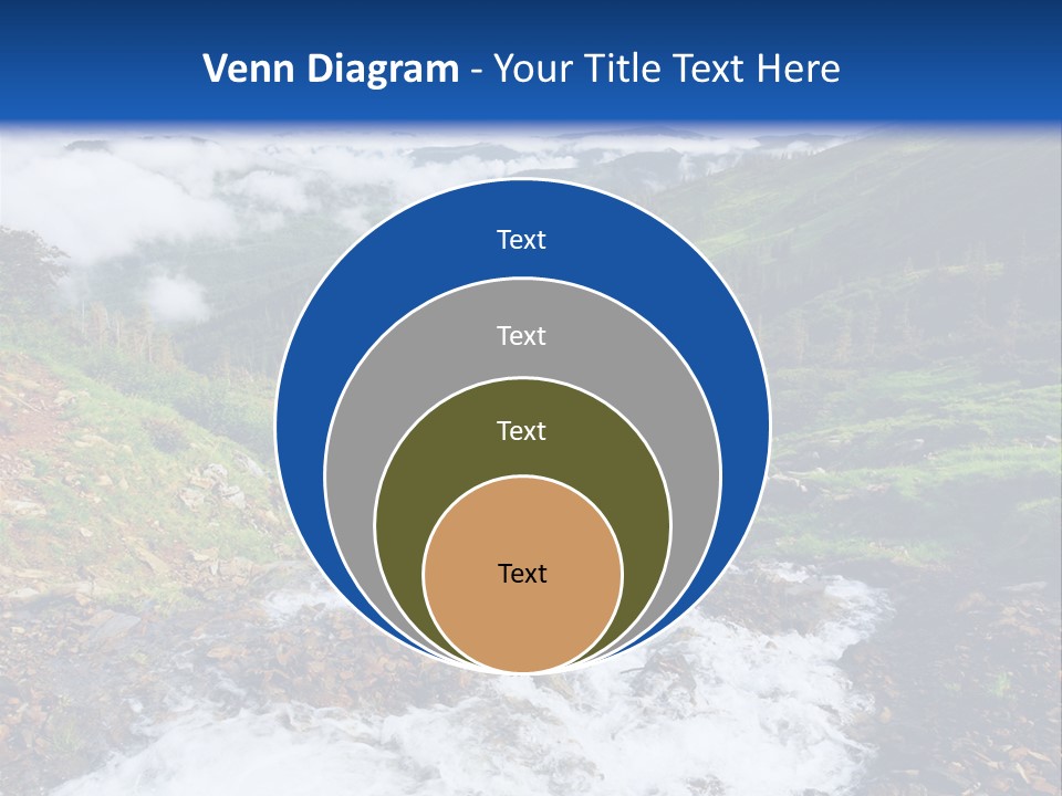Travel Sunlight Countryside PowerPoint Template