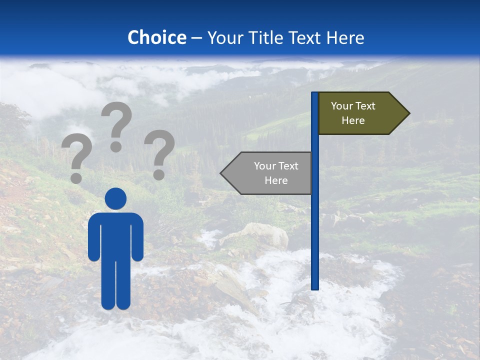 Travel Sunlight Countryside PowerPoint Template