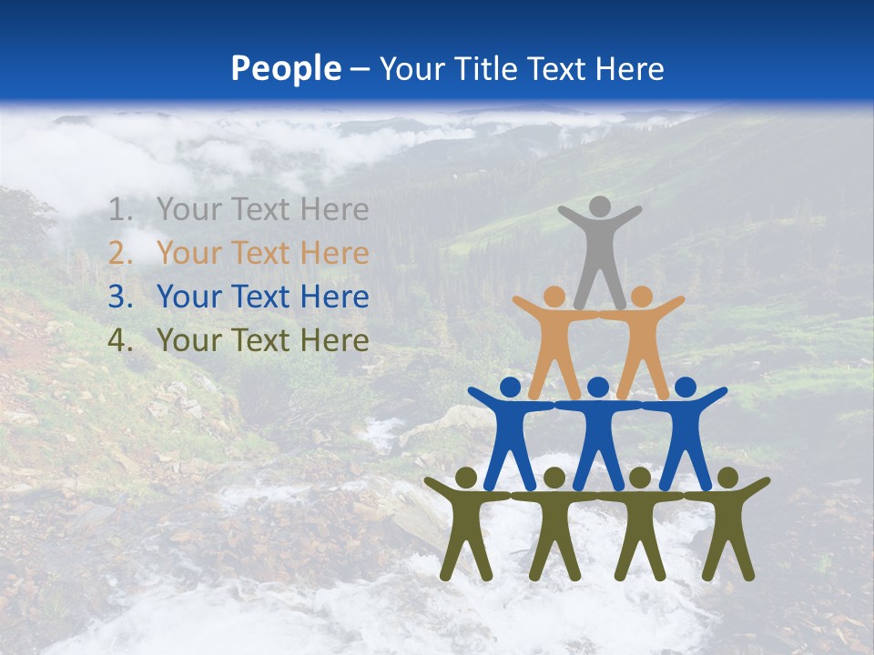 Travel Sunlight Countryside PowerPoint Template