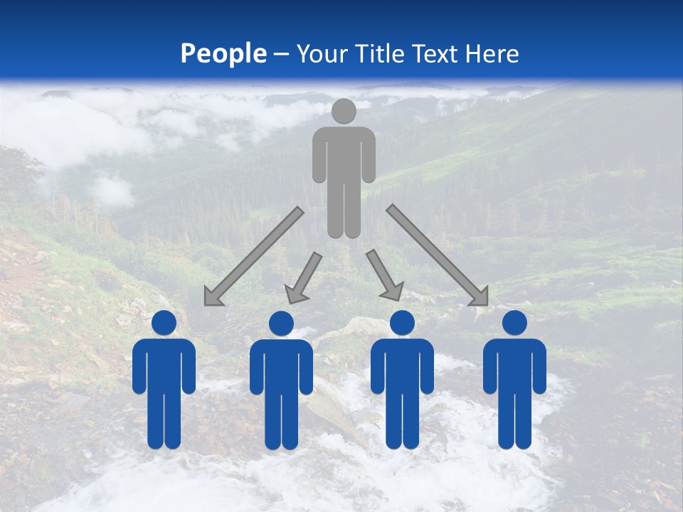 Travel Sunlight Countryside PowerPoint Template