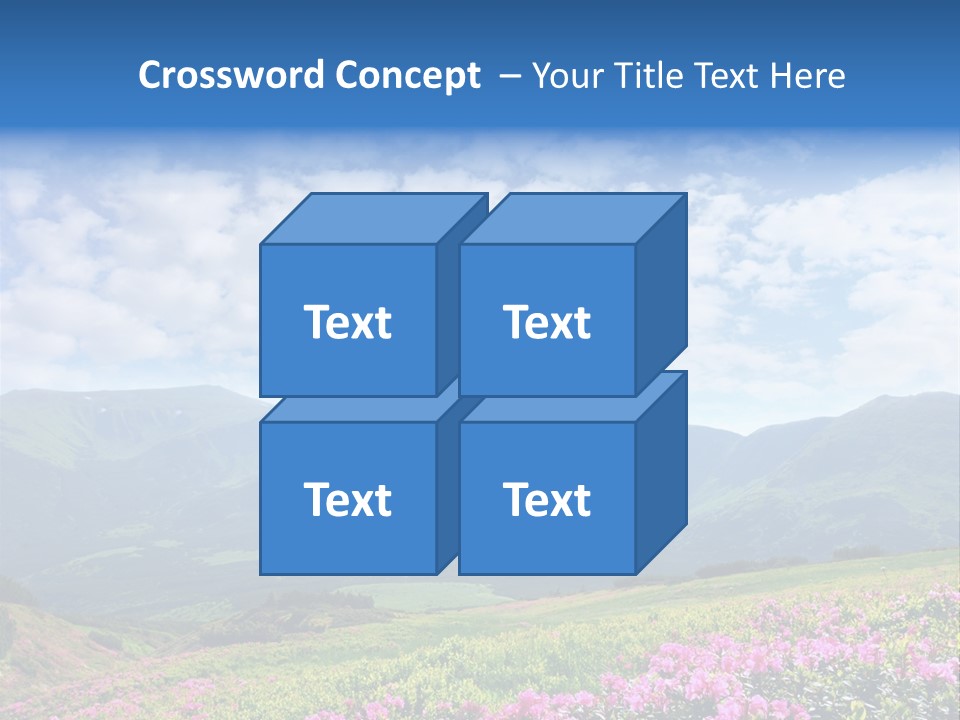 Rhododendron Rural Forest PowerPoint Template