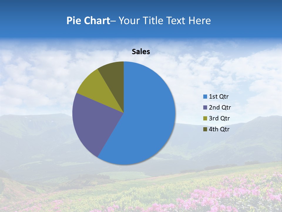 Rhododendron Rural Forest PowerPoint Template