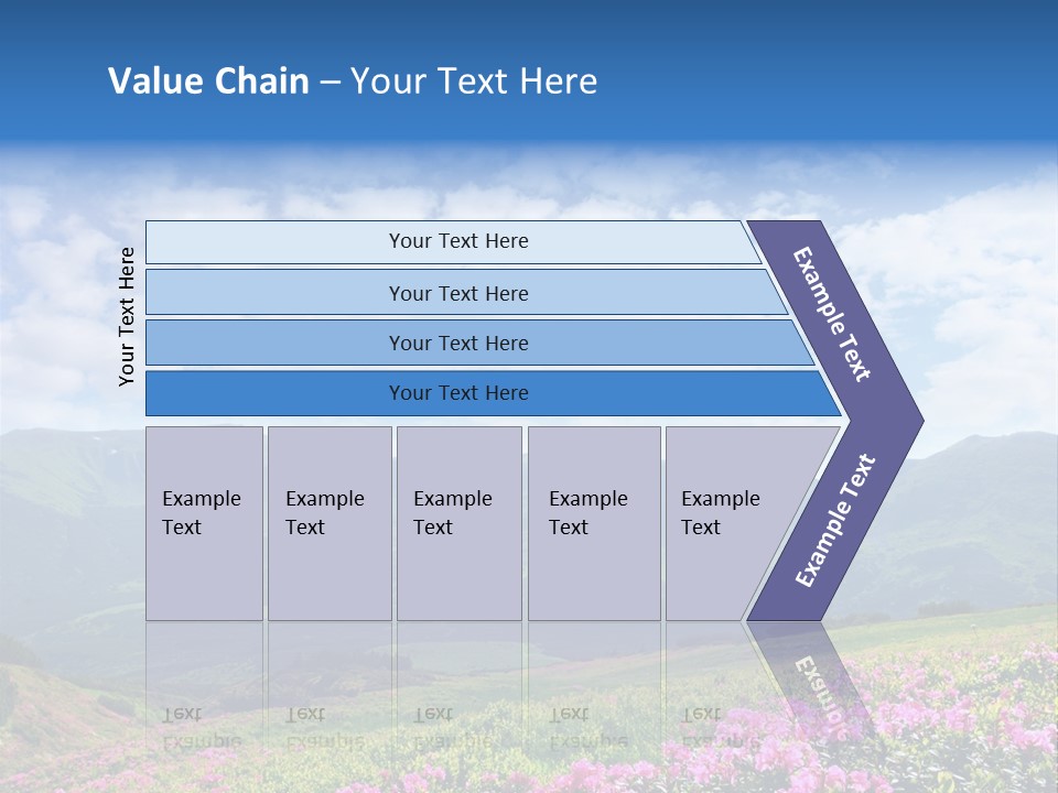 Rhododendron Rural Forest PowerPoint Template