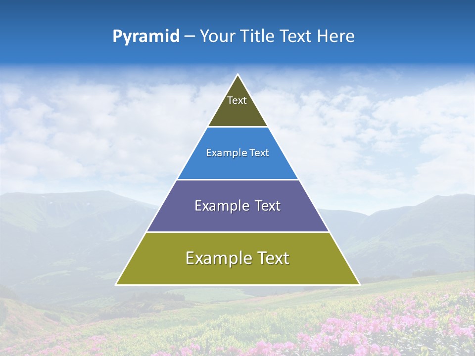 Rhododendron Rural Forest PowerPoint Template