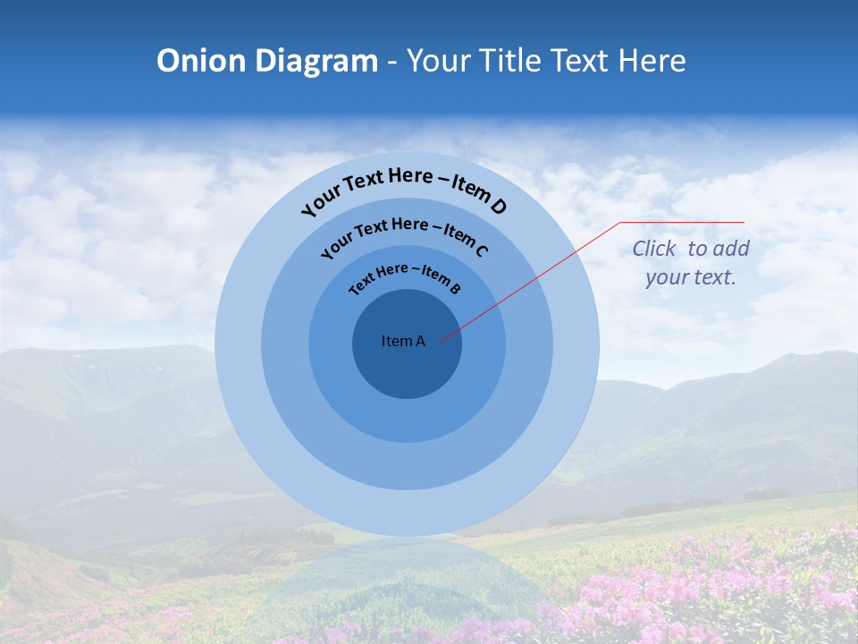 Rhododendron Rural Forest PowerPoint Template