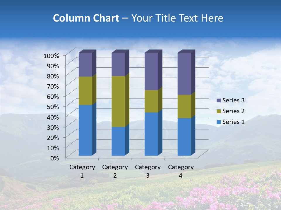 Rhododendron Rural Forest PowerPoint Template