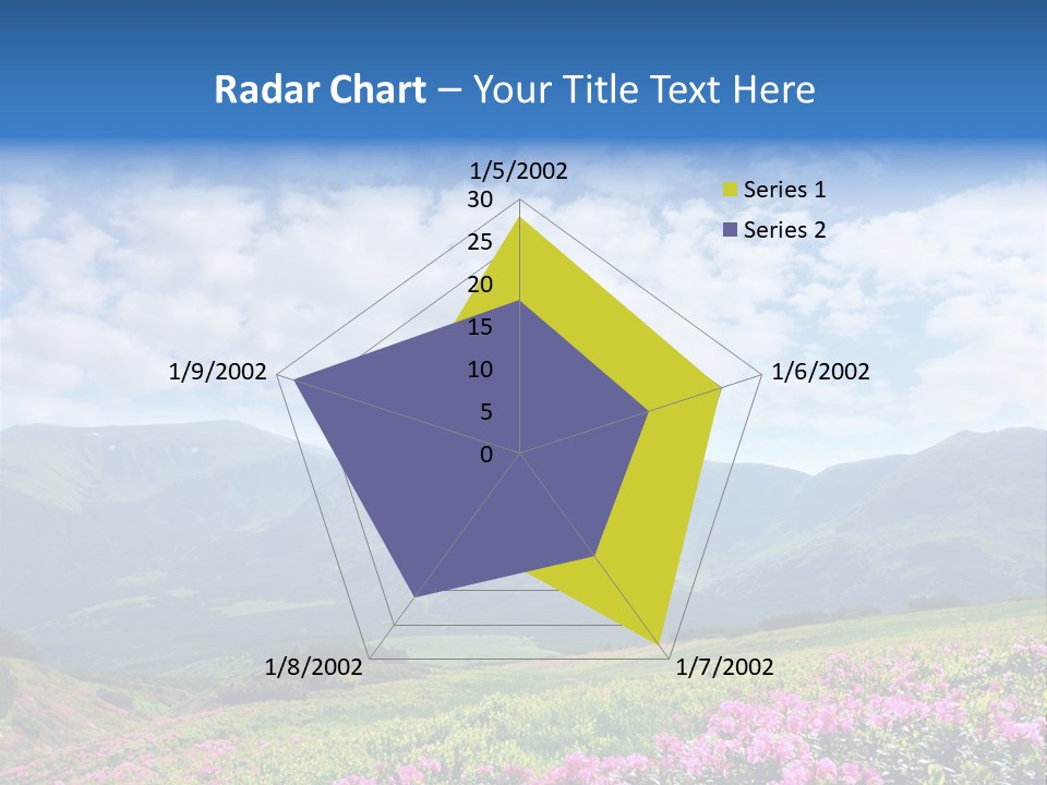 Rhododendron Rural Forest PowerPoint Template