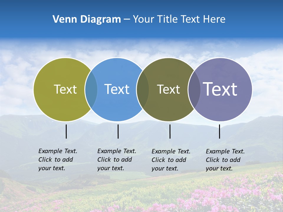 Rhododendron Rural Forest PowerPoint Template