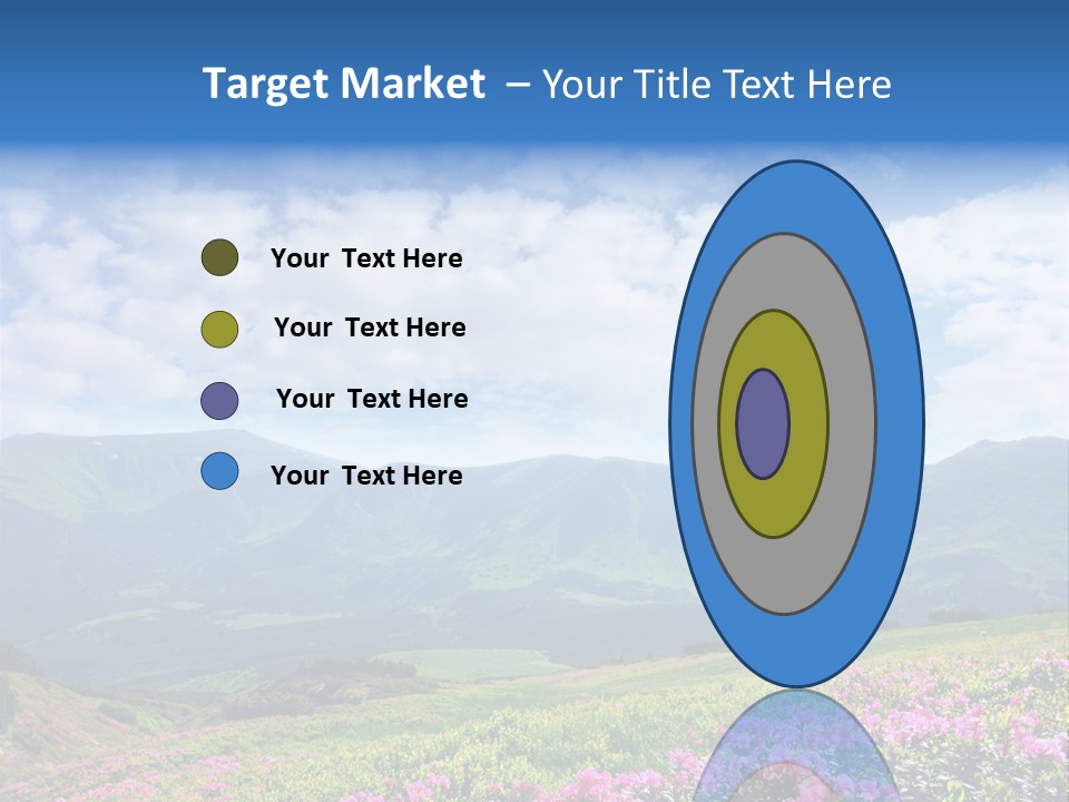 Rhododendron Rural Forest PowerPoint Template