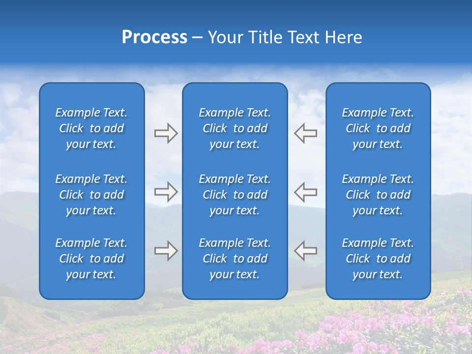 Rhododendron Rural Forest PowerPoint Template