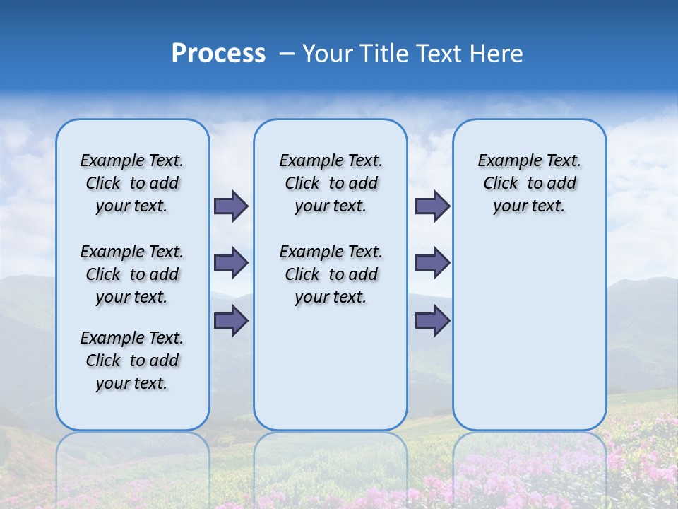 Rhododendron Rural Forest PowerPoint Template