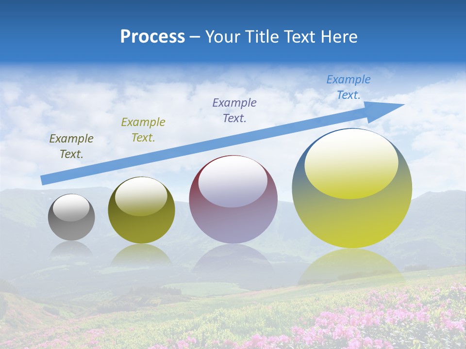 Rhododendron Rural Forest PowerPoint Template