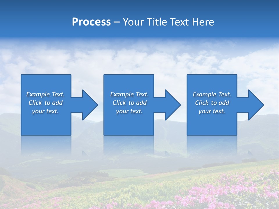 Rhododendron Rural Forest PowerPoint Template