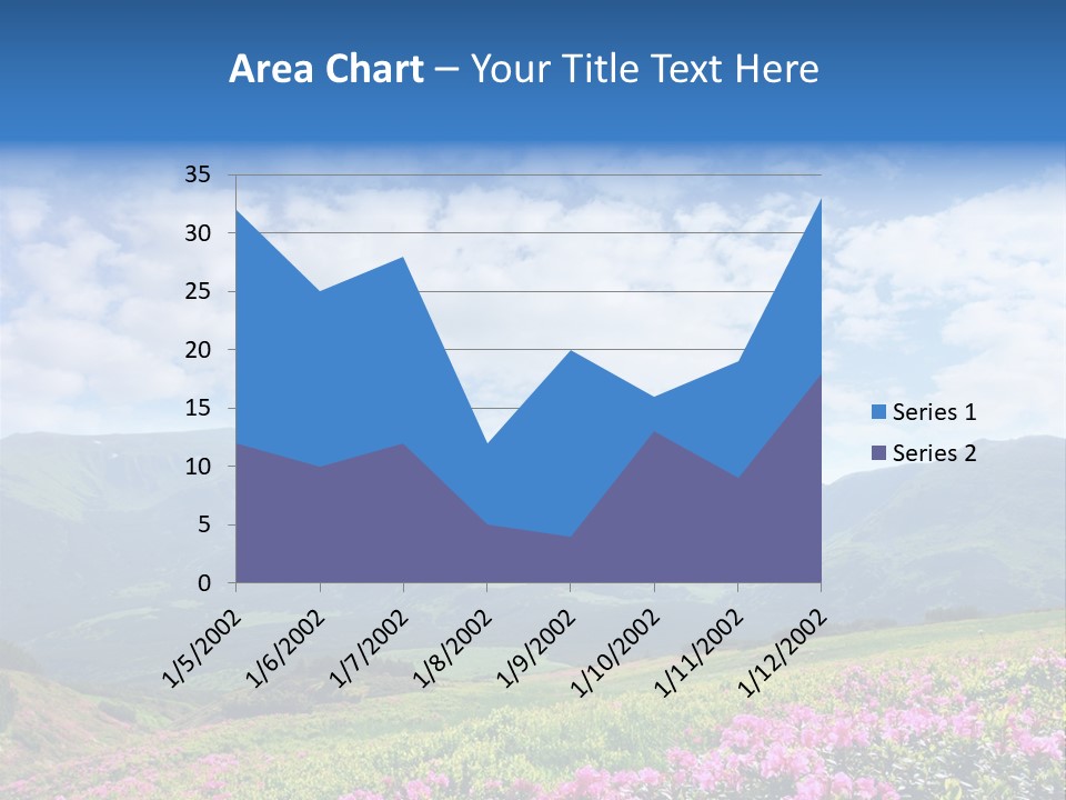 Rhododendron Rural Forest PowerPoint Template