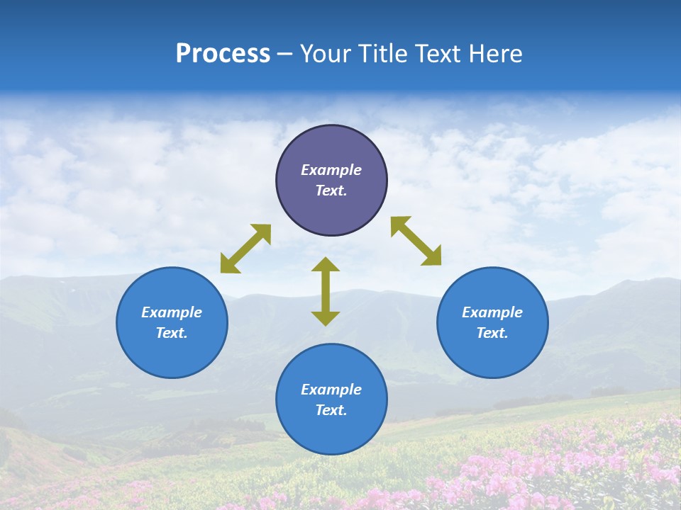 Rhododendron Rural Forest PowerPoint Template