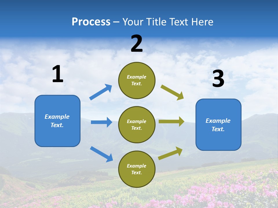 Rhododendron Rural Forest PowerPoint Template