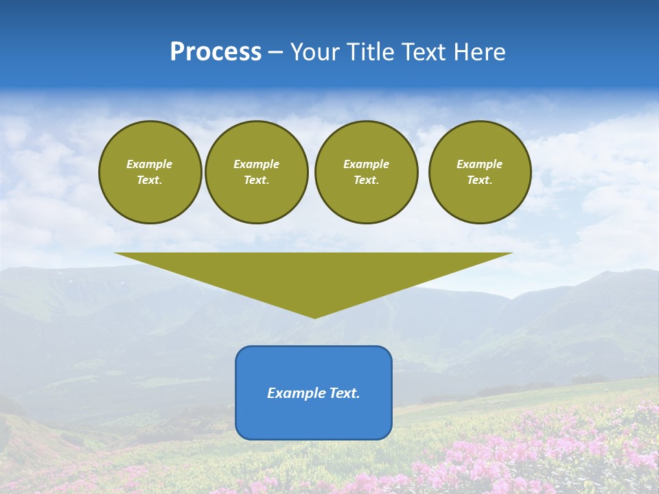 Rhododendron Rural Forest PowerPoint Template
