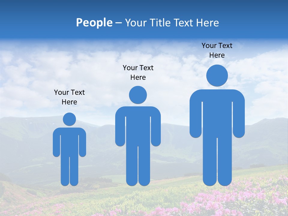 Rhododendron Rural Forest PowerPoint Template