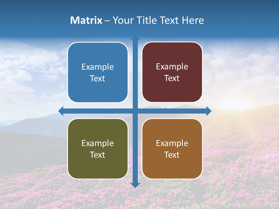 Travel Bloom Beautiful PowerPoint Template