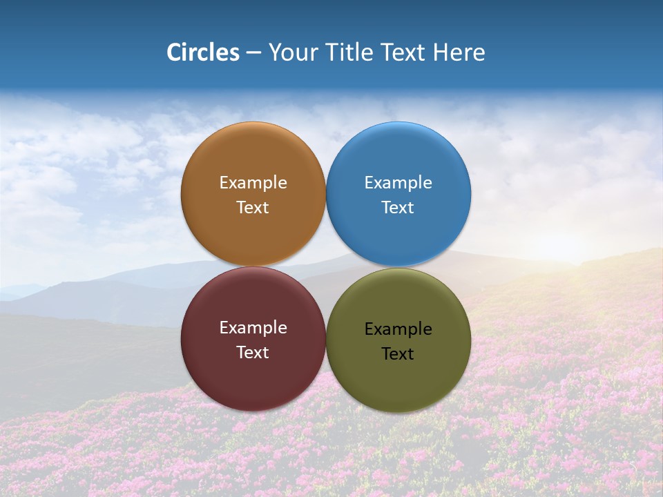 Travel Bloom Beautiful PowerPoint Template