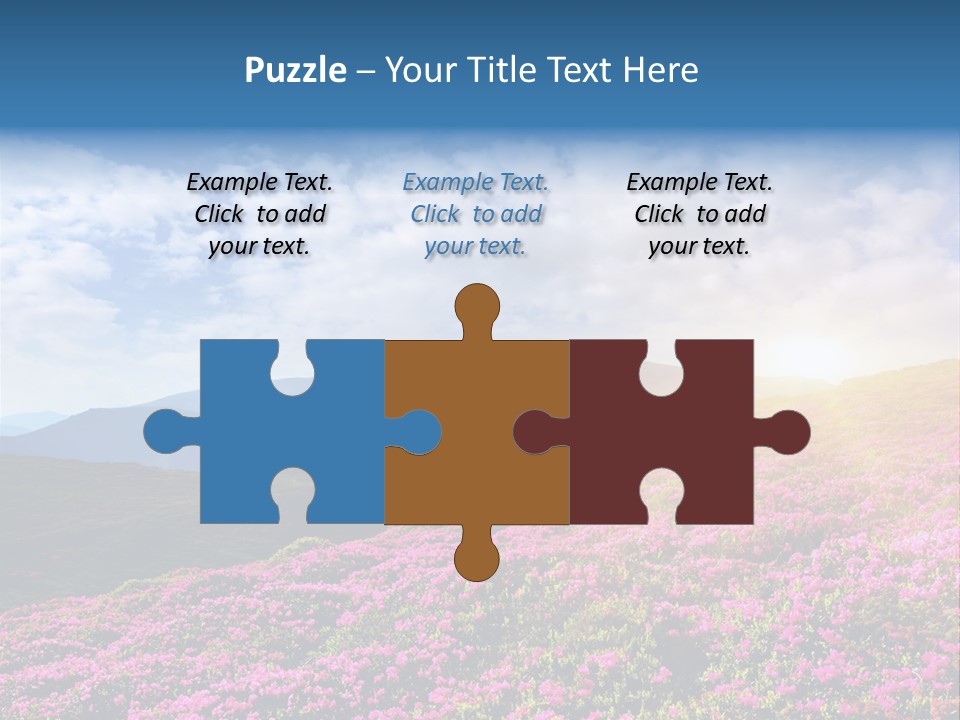 Travel Bloom Beautiful PowerPoint Template