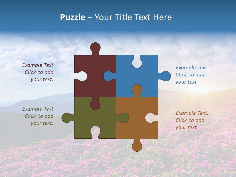 Travel Bloom Beautiful PowerPoint Template