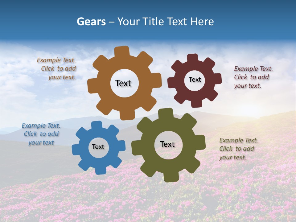 Travel Bloom Beautiful PowerPoint Template