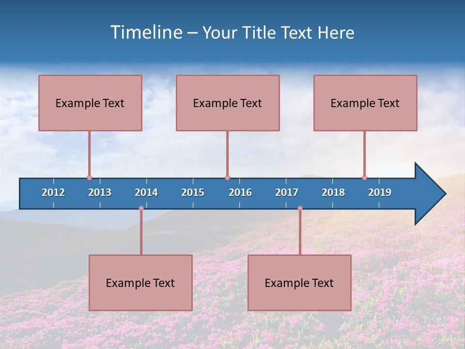 Travel Bloom Beautiful PowerPoint Template