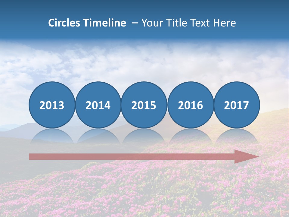 Travel Bloom Beautiful PowerPoint Template