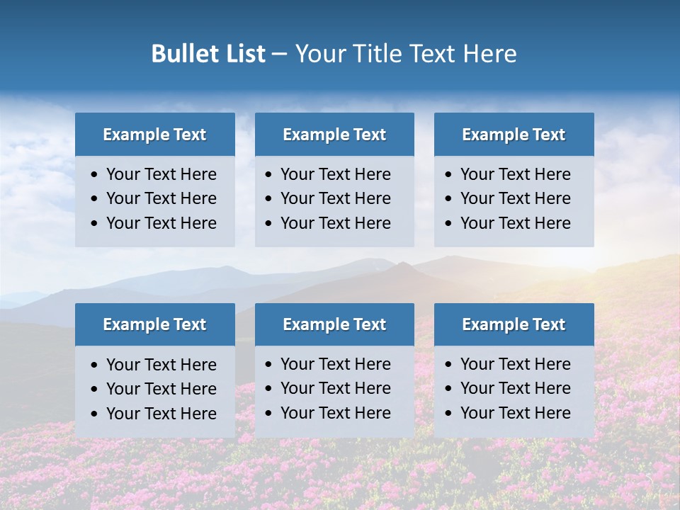 Travel Bloom Beautiful PowerPoint Template