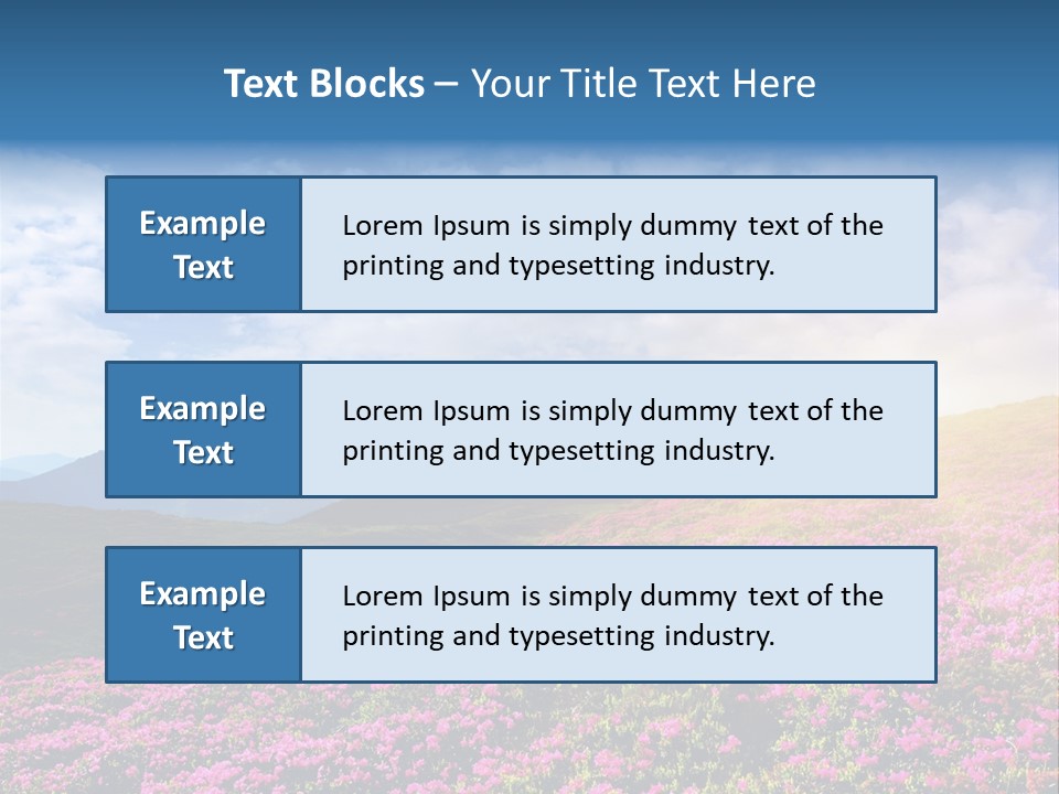 Travel Bloom Beautiful PowerPoint Template