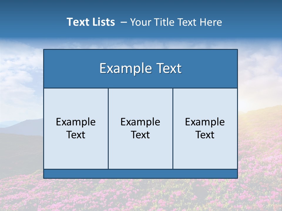 Travel Bloom Beautiful PowerPoint Template