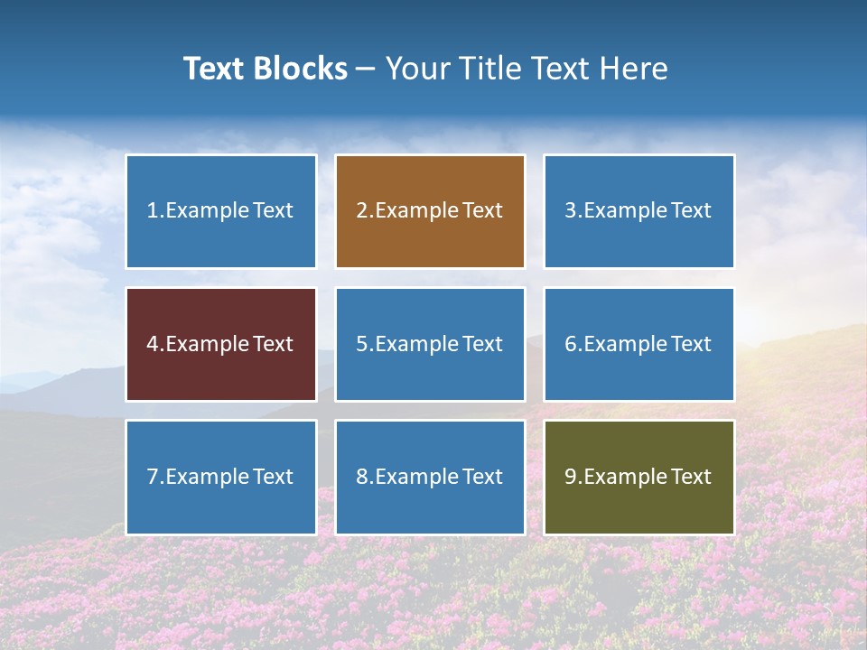 Travel Bloom Beautiful PowerPoint Template