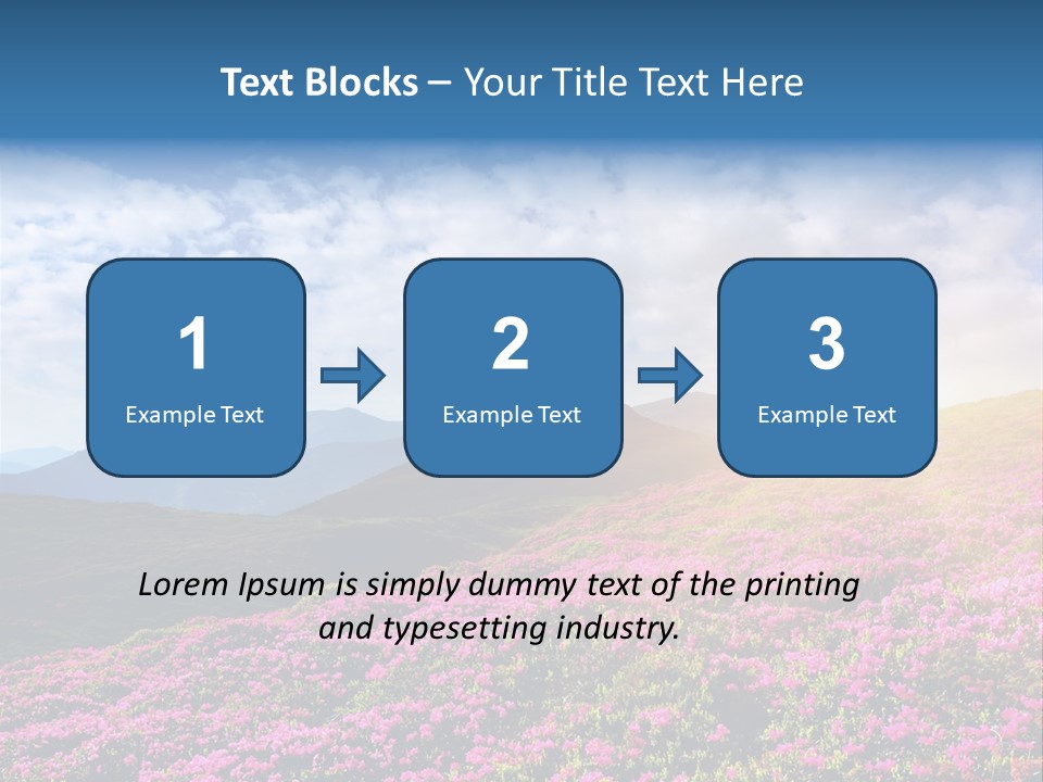 Travel Bloom Beautiful PowerPoint Template