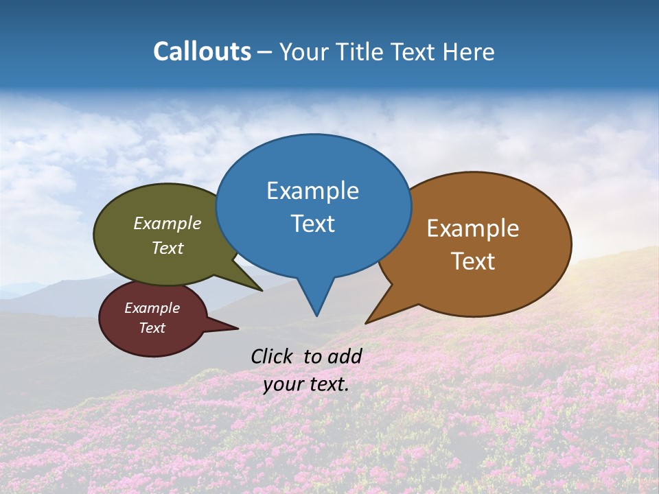 Travel Bloom Beautiful PowerPoint Template