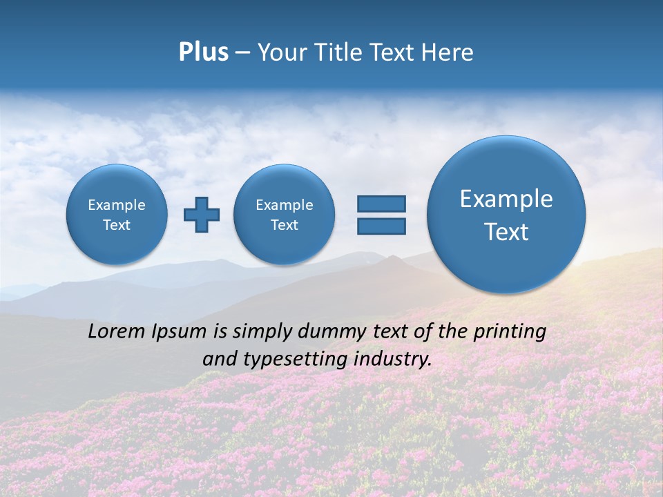 Travel Bloom Beautiful PowerPoint Template