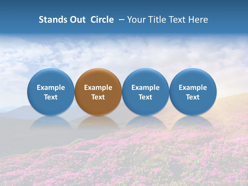 Travel Bloom Beautiful PowerPoint Template