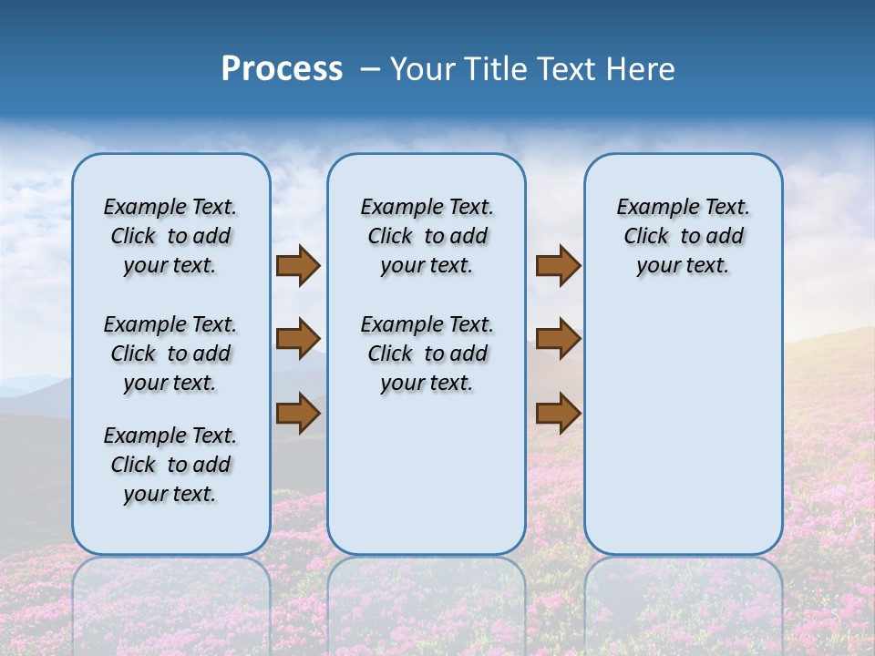 Travel Bloom Beautiful PowerPoint Template