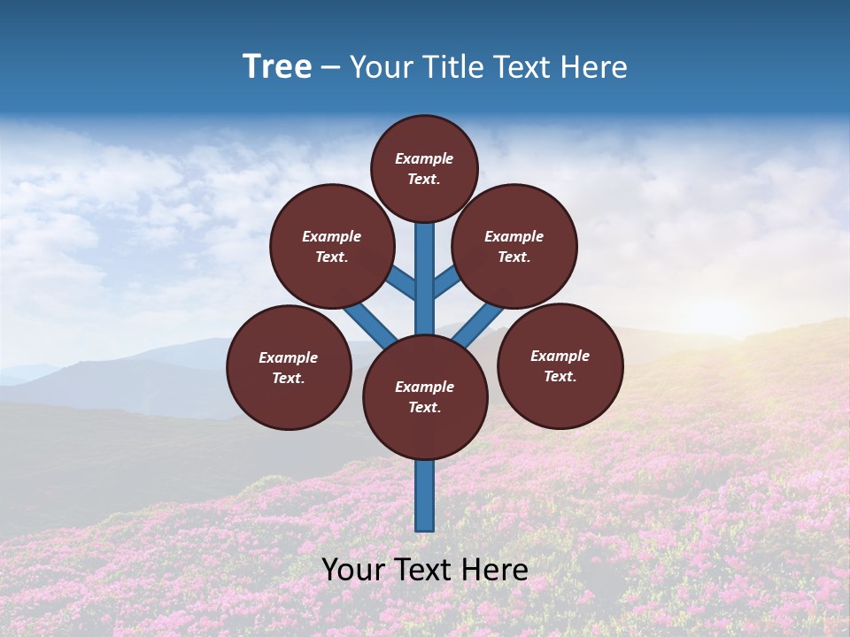 Travel Bloom Beautiful PowerPoint Template