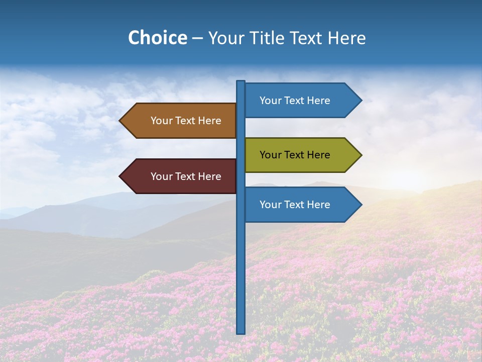 Travel Bloom Beautiful PowerPoint Template