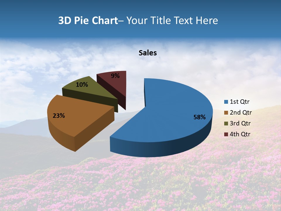 Travel Bloom Beautiful PowerPoint Template