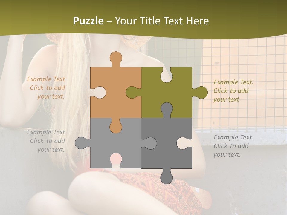 Trailer Ca Ual Face PowerPoint Template