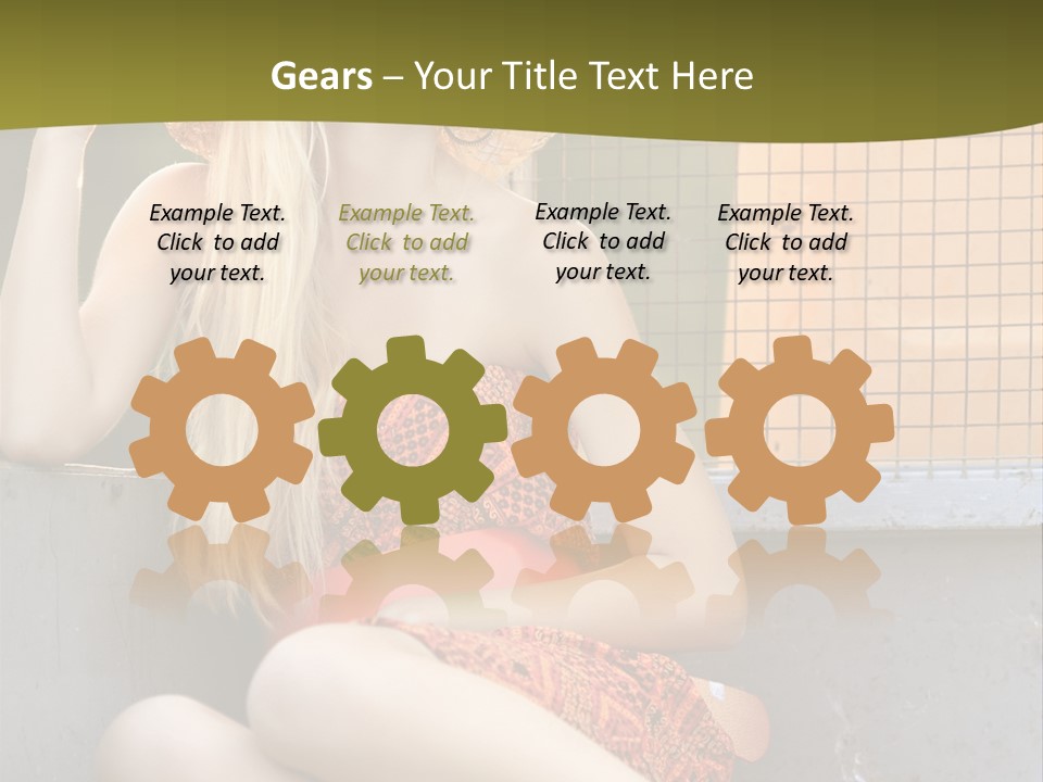 Trailer Ca Ual Face PowerPoint Template