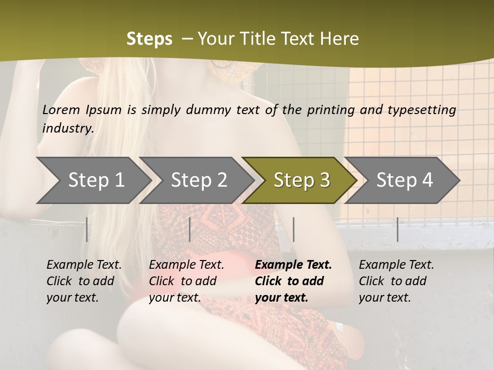 Trailer Ca Ual Face PowerPoint Template